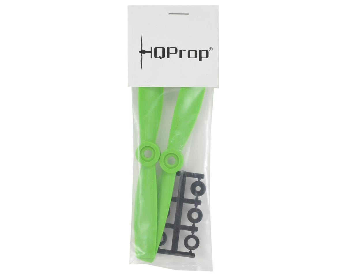 HQProp 5x4.5G Bullnose CCW Propeller - 2 Blade (2 per pack Green)