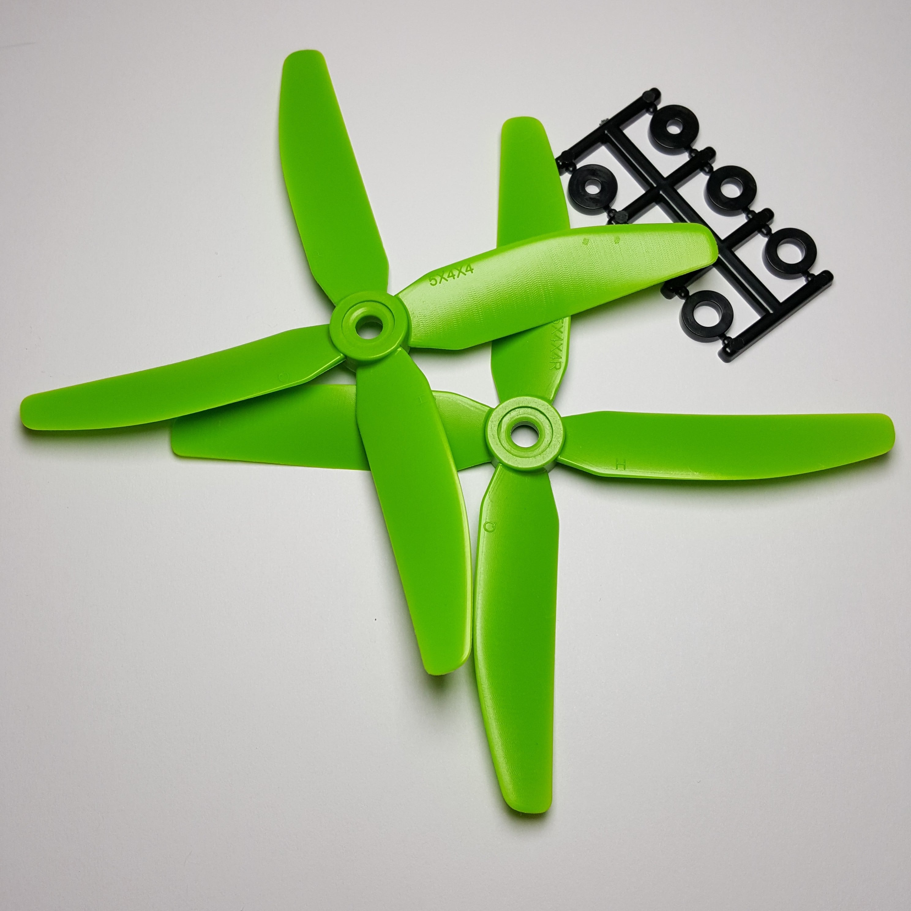 HQ Prop Quad Blade 5*4*4 Green (2 CW & 2 CCW)