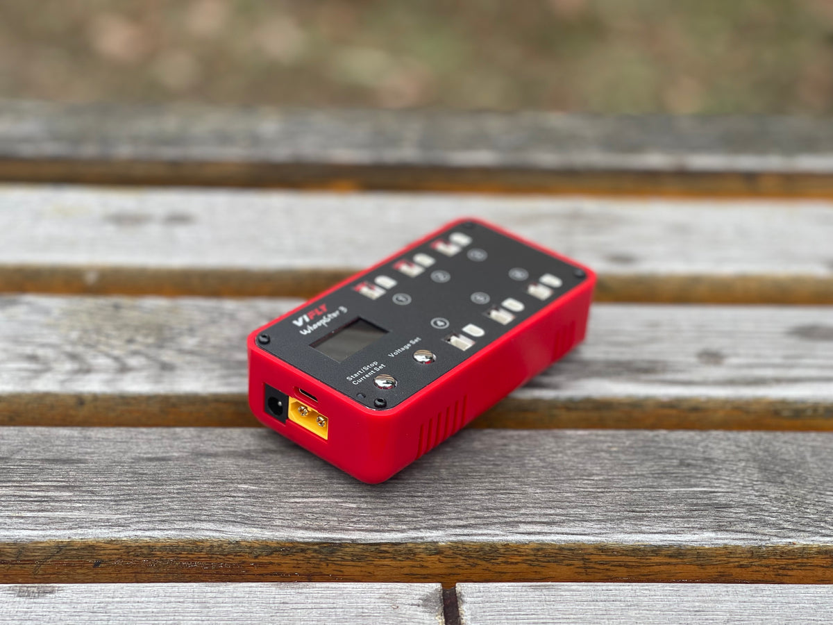 VIFLY WhoopStor 1S - 3S Battery Storage Charger and Discharger Red