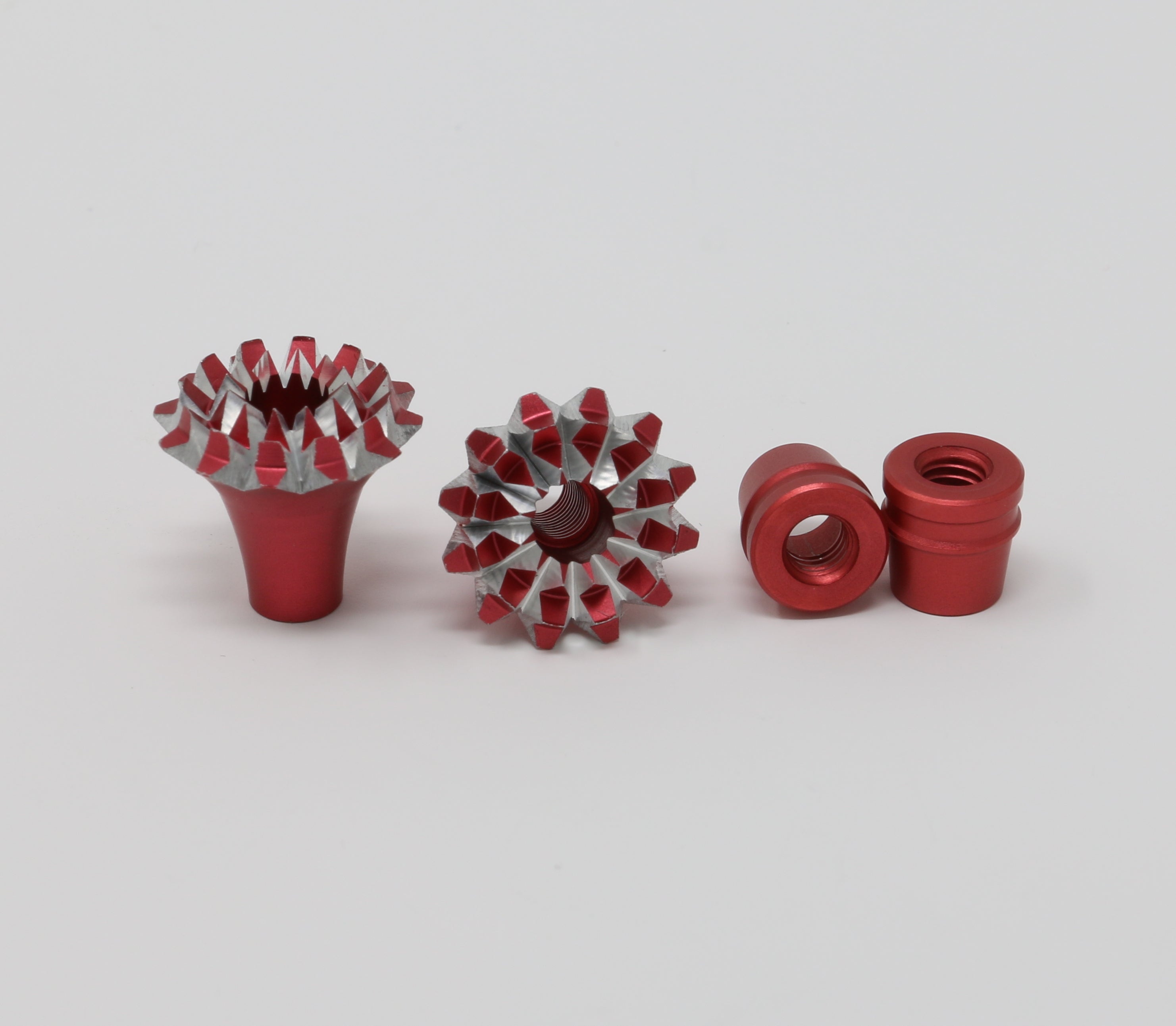 FrSky Vantac M4 4mm CNC Aluminum GRAND LOTUS Gimbal Stick Ends RED