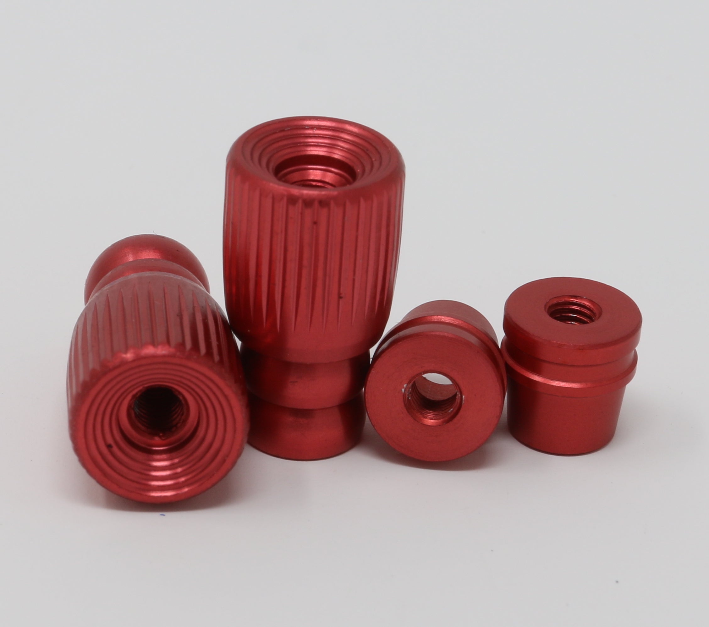 FrSky 3D M3 CNC Aluminum Gimbal Stick Ends Pole Red