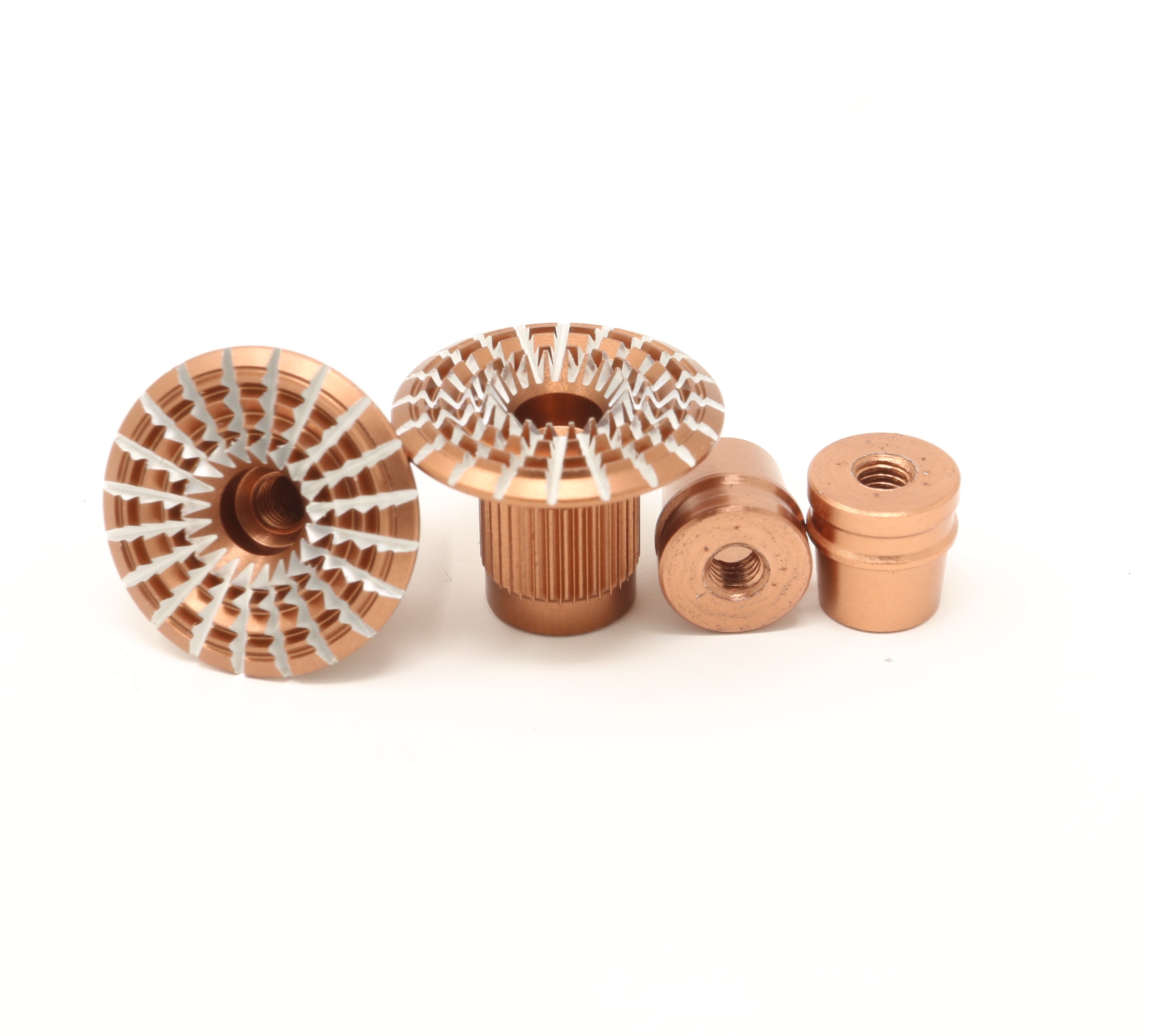 FrSky Vantac M4 4mm CNC Aluminum UMBRELLA Gimbal Stick Ends Golden