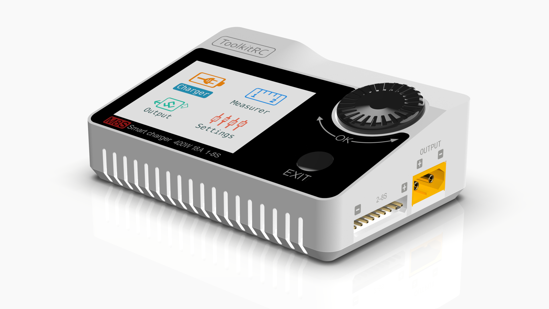 ToolkitRC M8S 400W Color Screen Balance Charger (Color White)