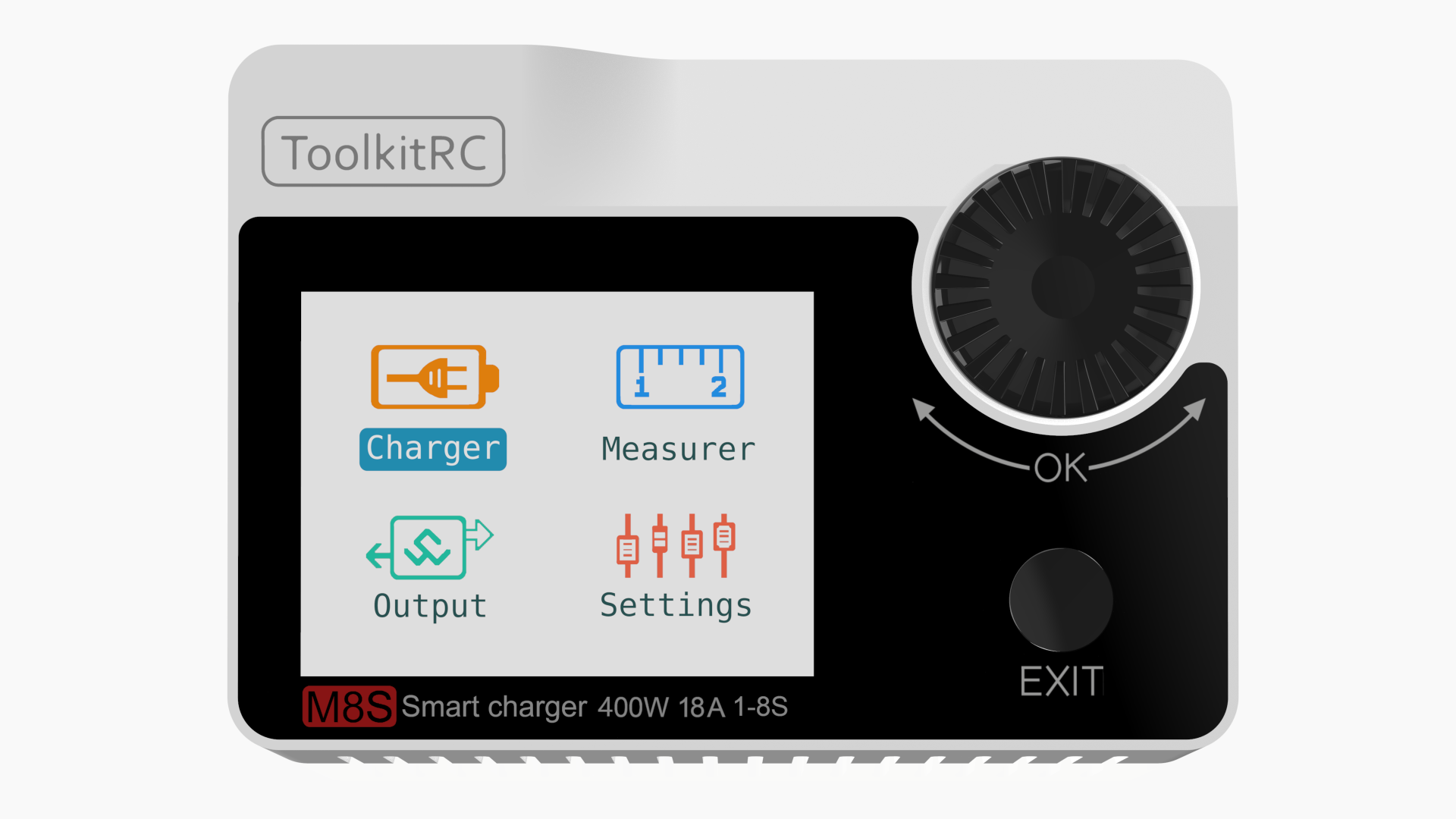 ToolkitRC M8S 400W Color Screen Balance Charger (Color White)