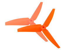 HQ Prop Tri Blade 5*3.5*3 Orange (2 CW & 2 CCW)