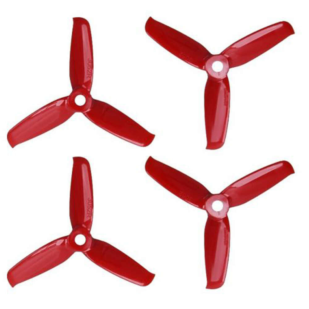 GEMFAN 3052 FLASH DURABLE 3 BLADE RED