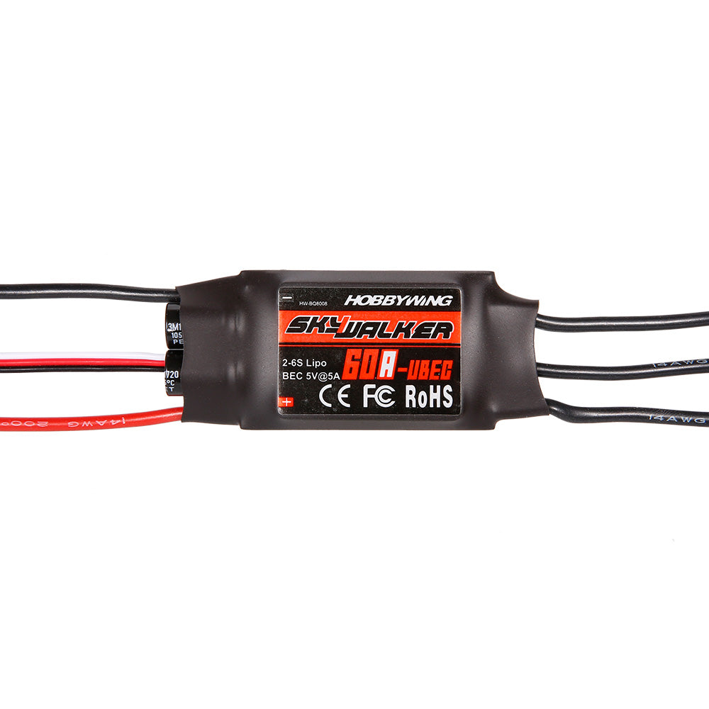 Hobbywing Skywalker 2-6S 60A UBEC Brushless ESC With 5V/5A BEC
