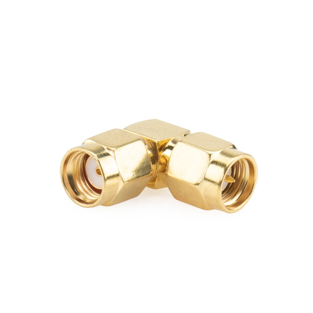 RP-SMA male to SMA Male Plug 90 Degree