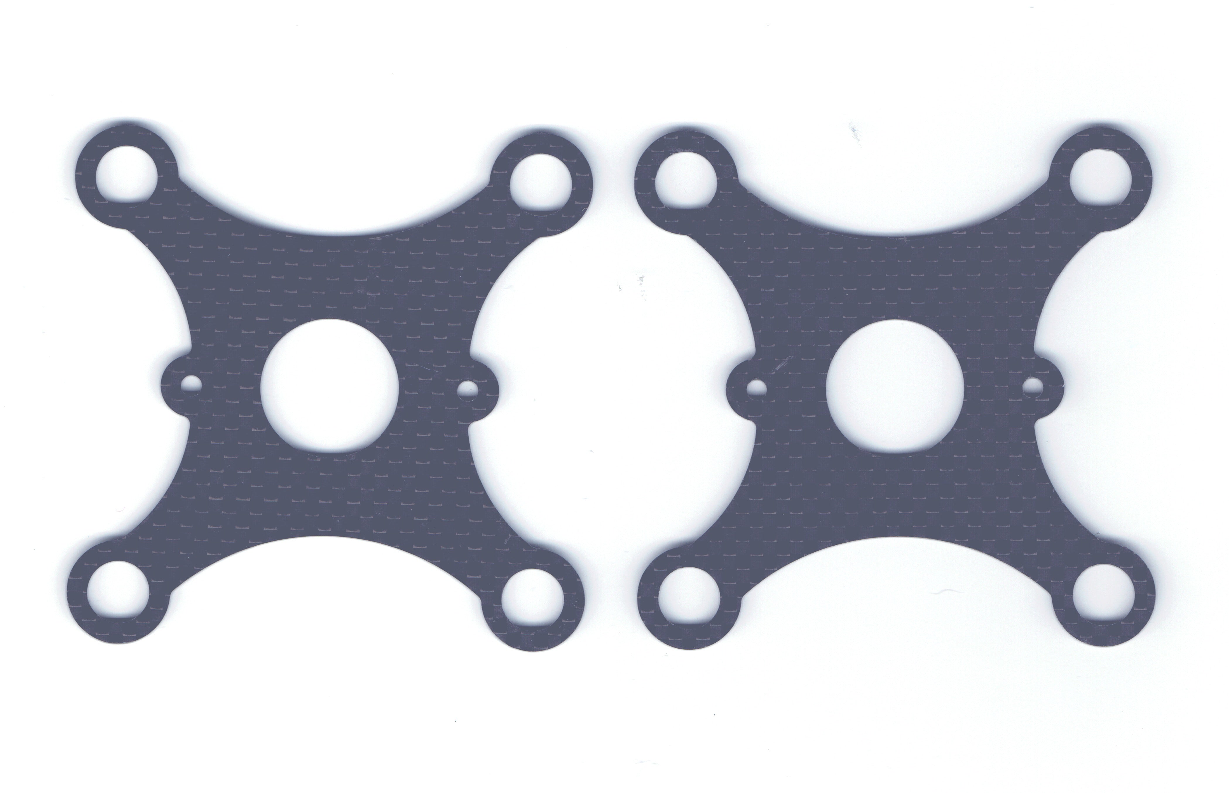 3k C/F 'X' type gimbal damper plate(2pcs)