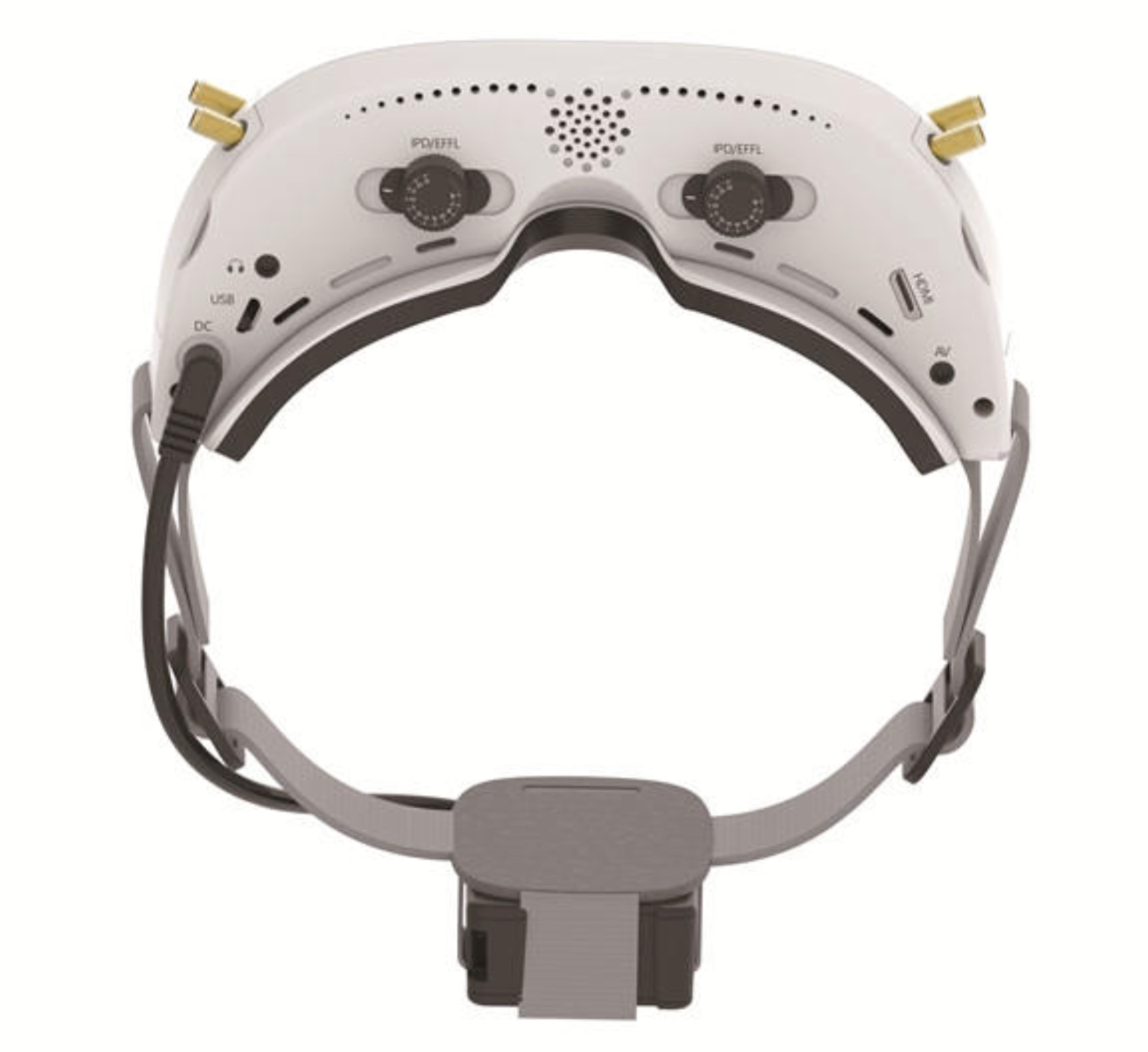 Eachine EV300D 1280*960 5.8G 72CH Dual True Diversity HDMI FPV Goggles Built-in DVR Focal Length Adjustable With Chargeable Battery Case - BLACK