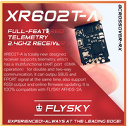 CROSSOVER RX XR602T-A(AFHDS-2A FLYSKY) SBUS/FPORT/RSSI/Full-RFPower/TELEM/D-ANT MicroFPVRX