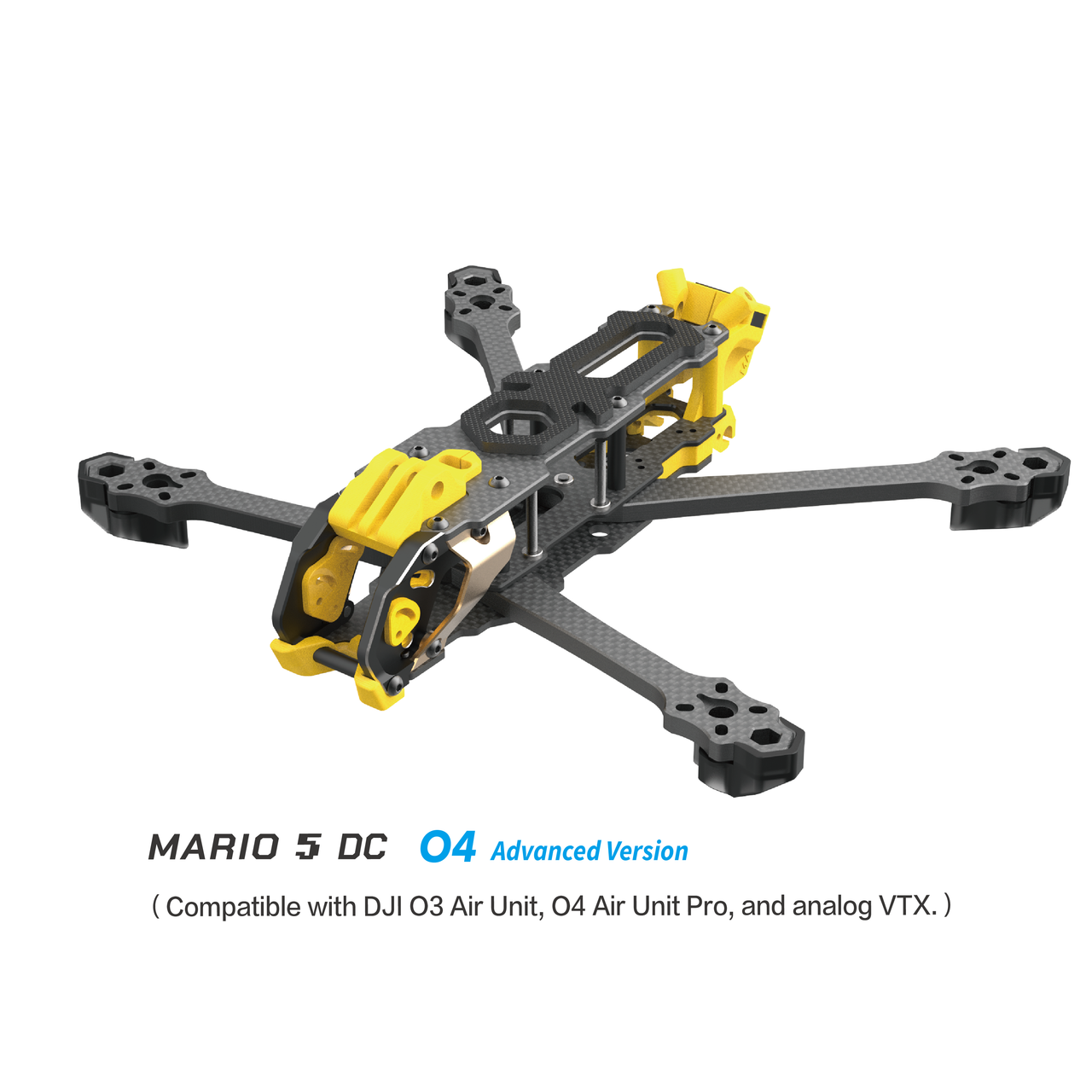SpeedyBee Mario 5 FPV Drone Frame with DJI O4 and analog support