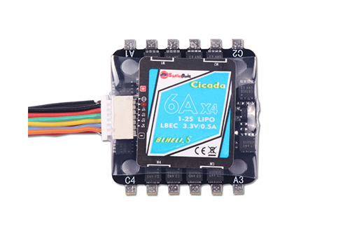 Sunrise Cicada 6A BLHeli_S 4in1 ESC