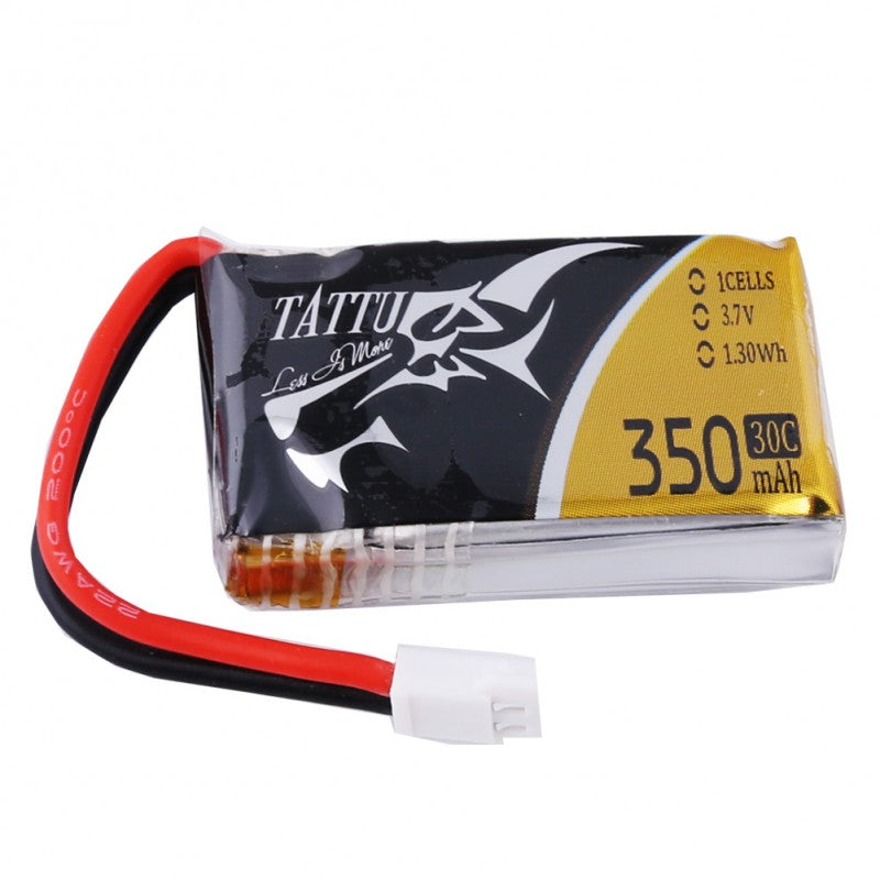 Tattu 350mAh 1S 30C LiPo Battery with Molex Plug – Single Pack