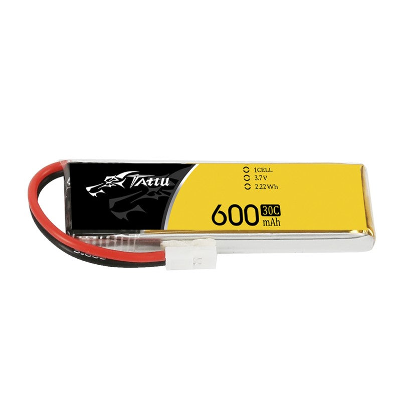 Tattu 600mAh 1S 3.7V 30C LiPo Battery with Molex Connector