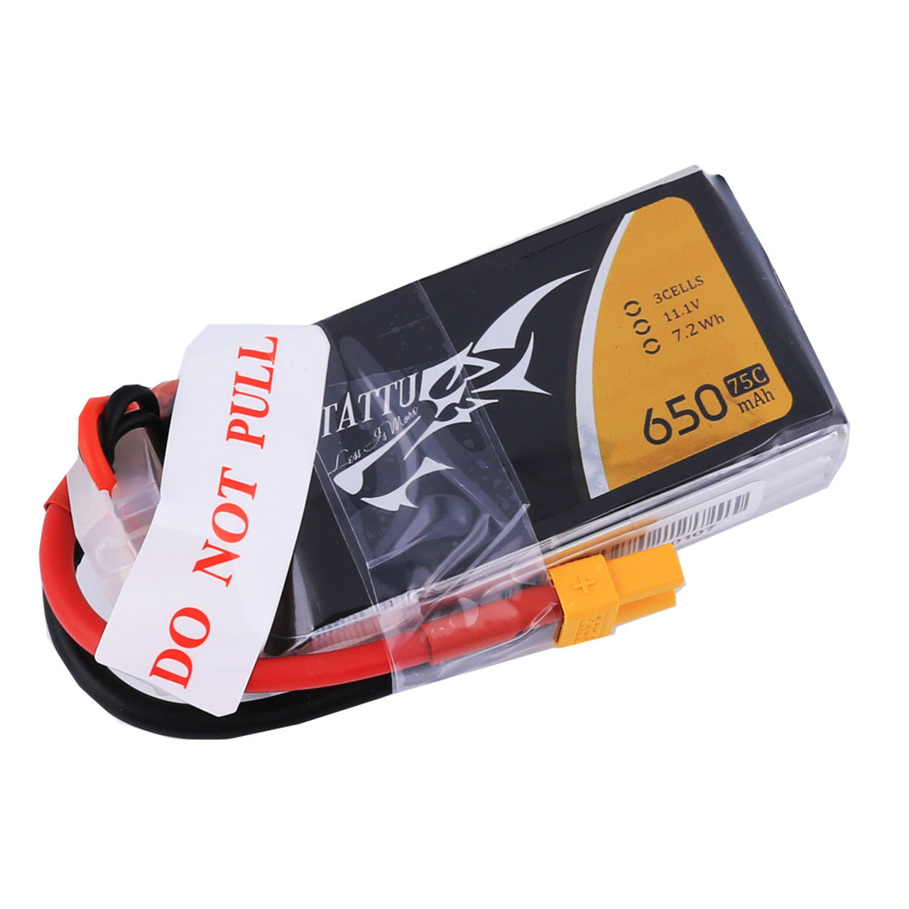 Tattu 650mAh 3S 11.1V 75C LiPo Battery with XT30 Plug