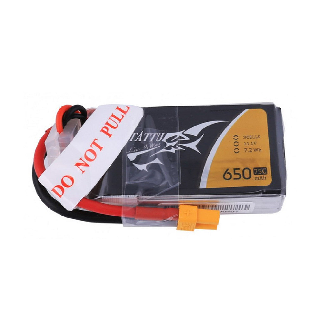 Tattu 650mAh 3S 11.1V 75C LiPo Battery with XT30 Plug
