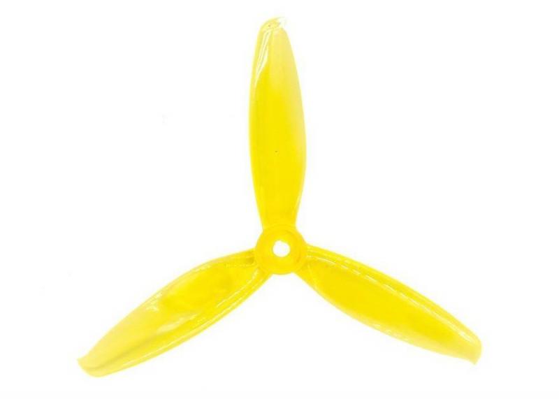 GEMFAN 5043 WINDANCER DURABLE 3 BLADE (2CW+2CCW) CLEAR YELLOW
