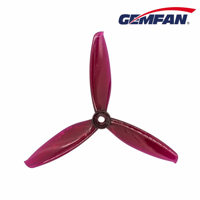 Gemfan Windancer Durable 5043 Tri Blade (2CW+2CCW) Clear Purple