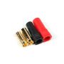 Amass XT150 (w/6mm Gold) Connectors - Red & Black (5 pair per pack)