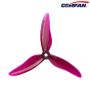 Gemfan Hurricane 51499 Durable 3 Blade Propeller (2CW+2CCW) Clear Purple