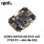 Flywoo GOKU GN722 HD EVO 40A AIO +HM850 850MW VTX STACK （20x20 ） DJI PLUG & PLAY O3 Air unit