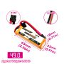 CNHL MiniStar Series 450mAh 11.1V 3S 70C LiPo Battery with XT30 Plug (1 Pack)