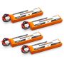 CNHL MiniStar Series 450mAh 3.8V 1S 70C HV LiPo Battery with PH2.0 Plug (4 Pack)