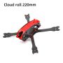 TCMMRC FPV Frame Kit Carbon Fiber Cloud roll 220 220mm 5 Inch 5mm Arm With 3D Printed Parts for RC FPV Racing Dron