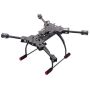 H4 600mm Reptile Carbon Fiber Folding Quadcopter Frame  with Landing Gear