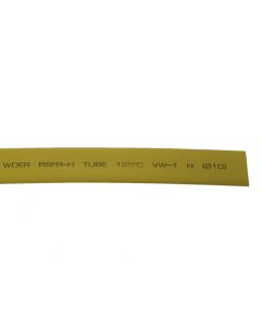 10mm Heat Shrink Tube – Yellow (1mtr)