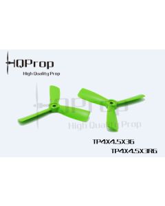 HQ Prop Tri Blade 4*4.5*3 Green (2 CW & 2CCW)