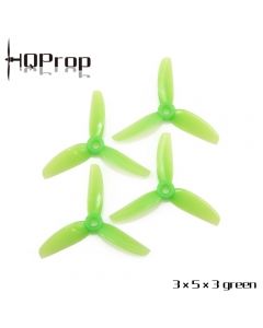 HQ Durable Prop 3X5X3 (2CW+2CCW) Color Light Green Poly Carbonate