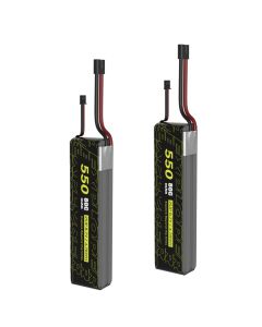 Flywoo 2PCS Explorer 550mah HV 2S 80C Lipo Battery for Micro quad XT30