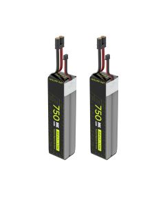 Flywoo 2PCS Explorer 750mAh HV 2S 80C Lipo Battery for tiny quad XT30