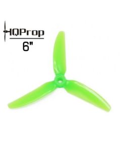 HQ Durable Prop 6X3X3V1S (2CW+2CCW) Color Light Green Poly Carbonate