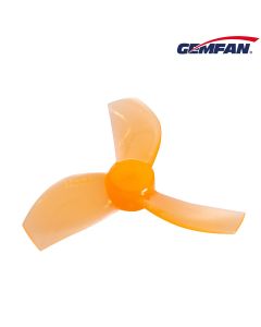 GEMFAN 35MM DURABLE TRI-BLADE PROPELLERS 1MM SHAFT (4CW+4CCW)  ORANGE