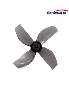 GEMFAN 35MM DURABLE QUAD-BLADE PROPELLERS 1MM SHAFT (4CW+4CCW) - GREY