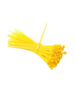 YELLOW CABLE TIE 150mm (10pcs)