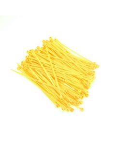 YELLOW CABLE TIE (10pcs) 100mm