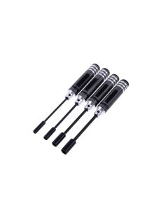 4pcs/lot RC Tools Metal Hex Key Socket Screwdriver Wrench Set for Models 4.0mm 5.5mm 7.0mm 8.0mm