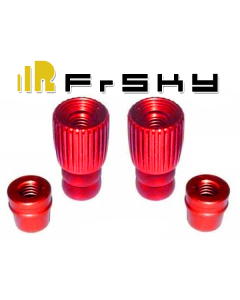 FrSky Vantac M4 4mm CNC Aluminum Gimbal Stick Ends Pole Red