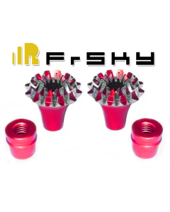 FrSky Vantac M3 3mm CNC Aluminum GRAND LOTUS Gimbal Stick Ends RED