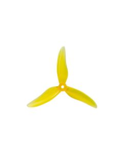 Gemfan Hurricane 51499 Tri Blade Prop (2CW+2CCW) Clear Yellow