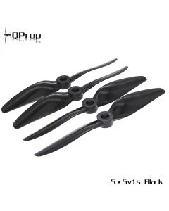 HQ Durable 2 Blade Prop 5X5V1S (2CW+2CCW) Color Black Poly Carbonate