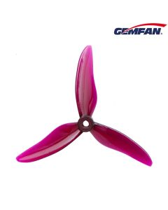 Gemfan Hurricane 51499 Durable 3 Blade Propeller (2CW+2CCW) Clear Purple