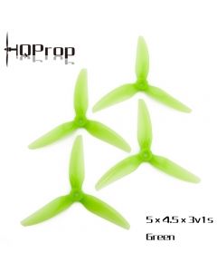 HQ Durable Prop 5X4.5X3V1S (2CW+2CCW)-Poly Carbonate Color Light Green