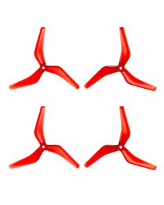 Azure Power 6145 Tri-Blade Big Smooth Props (2CW+2CCW) Color Red