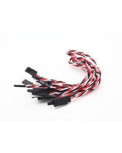 Amass Twisted 30cm Servo Lead Extention (Futaba) with hook (5pcs/bag)