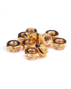 Flywoo M3 Press Hexagonal Nuts (20pcs - Gold )